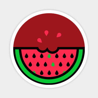 Delicious watermelon and summer vibes Magnet